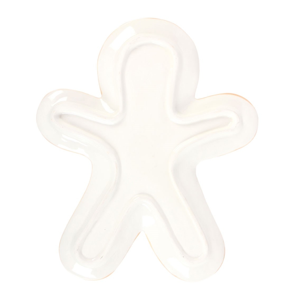 Something Different - Gingerbread Man Ceramic Dienblad - Multicolours